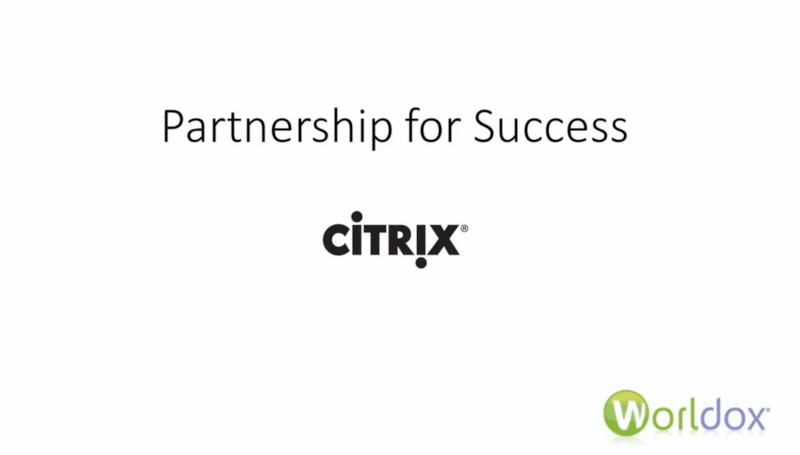 Partnership for Sucess - Citrix